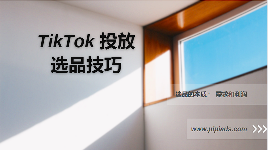 TikTok广告操盘手实战选品经验分享（第一篇）-热门分享生财-分享-生财