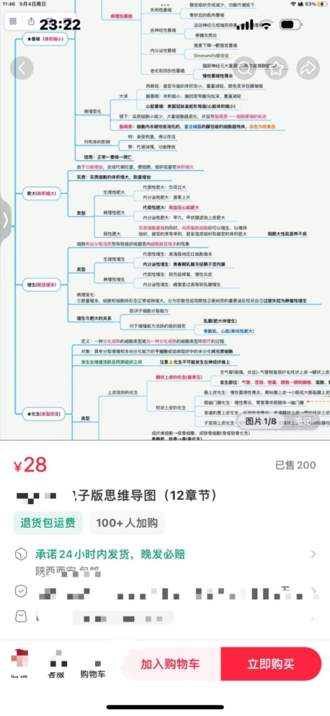 医学生，将医学知识分门别类的整理出思维导图卖了几万块钱-上榜风向标生财-情报-生财