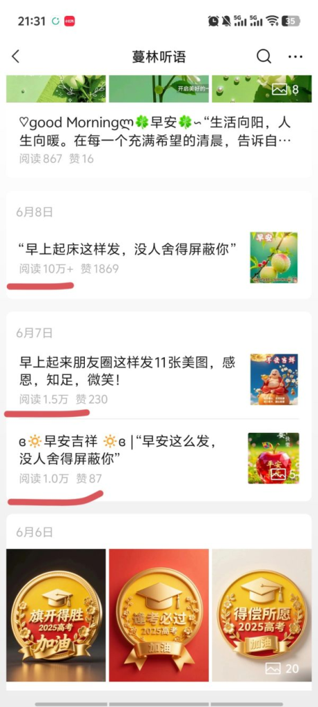 垂直小号-老年祝福赛道-上榜风向标生财-情报-生财