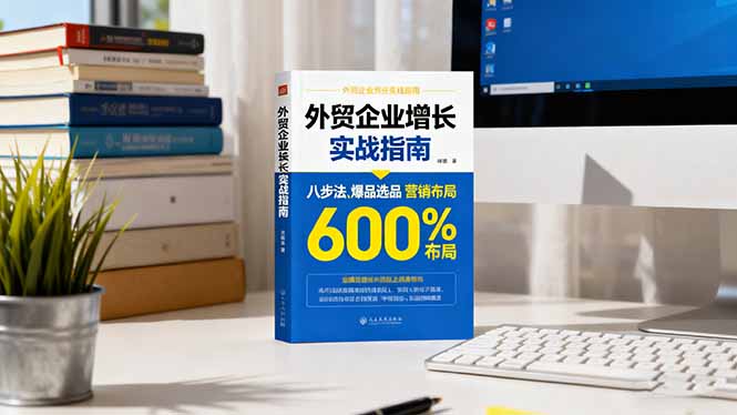 外贸企业增长实战指南,八步法、爆品选品、营销布局,业绩增长300%-生财