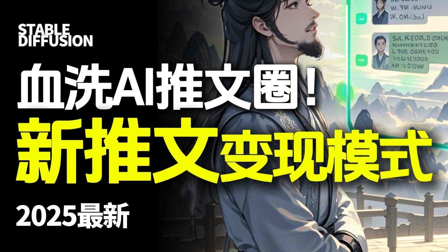 最新AI动态电影漫画小说推文,全流程实操教学,小白也能月入1W+-生财