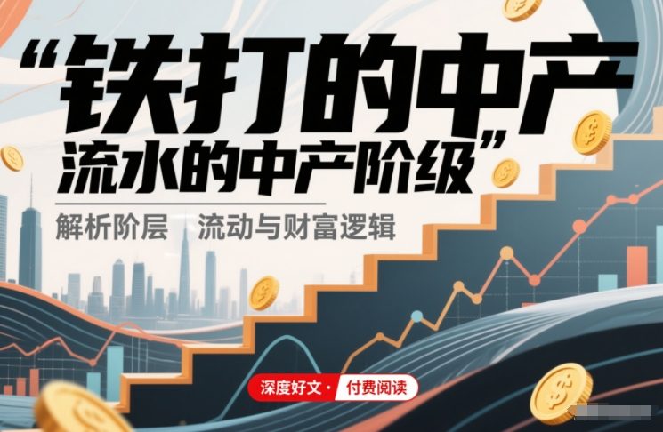 付费文章：铁打的中产，流水的中产阶级-生财