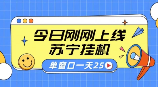 苏宁全自动采集挂G项目 稳定可批量 单窗口收益30+ 附教程【揭秘】-生财