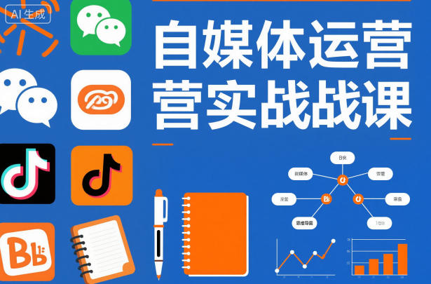 自媒体运营实战课,掌握一套系统的自媒体运营底层方法论,成为优秀的内容创作者-生财