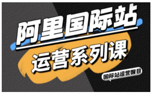 阿里国际站运营系列课,涵盖精准引流、直通车与全站推实战SOP,搭配AI效率工具包与高阶增长玩法(更新)-生财