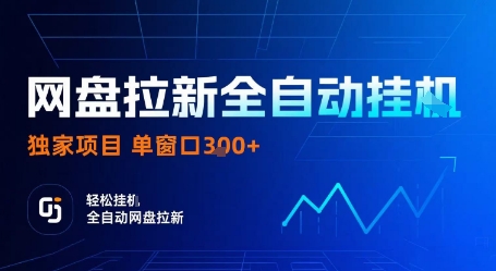 网盘拉新全自动挂G,独家技术,操作简单,自动完成拉新任务,单窗口3张【揭秘】-生财