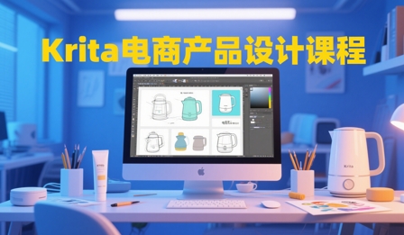 大梦老师·Krita电商产品设计课程-生财