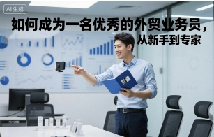 如何成为一名优秀的外贸业务员，从新手到专家-生财