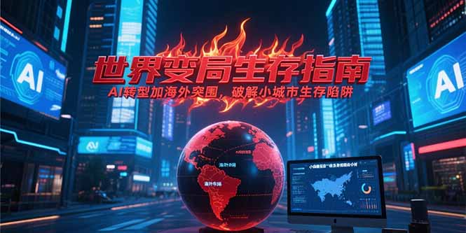 付费文章《世界变局生存指南，AI转型加海外突围，破解小城市生存陷阱》-生财