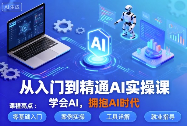 从入门到精通AI实操课，学会AI，拥抱AI时代-生财