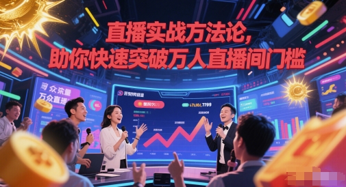 直播实战方法论,助你快速突破万人直播间门槛-生财
