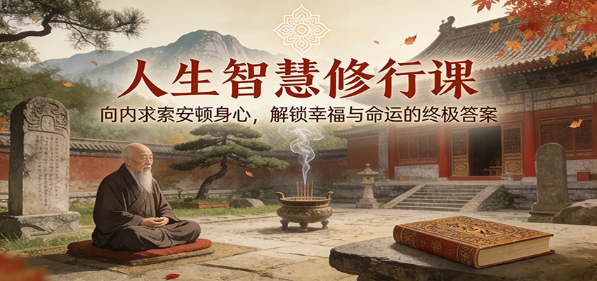 人生智慧修行课：向内求索安顿身心，解锁幸福与命运的终极答案-生财