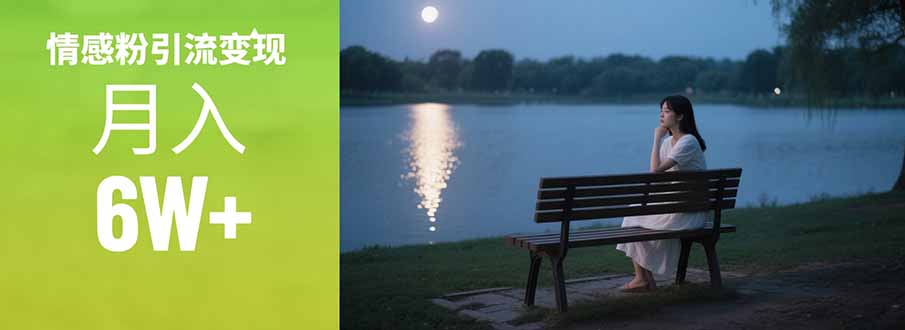 情感粉引流变现实操课:单月变现6w+,情感粉引流变现实操课-生财