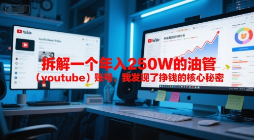 付费文章:拆解一个年入250W的油管(youtube)账号,我发现了挣钱的核心秘密-生财