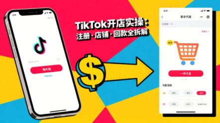 TikTok从开店到投流的进阶课,从基础实操到高阶技巧一网打尽-生财