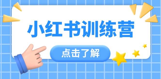 小红书训练营，助小白入门，掌握技巧变达人，课程实操又全面(12节课)-生财