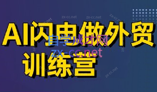 大卫·AI闪电做外贸训练营(更新5月)-生财