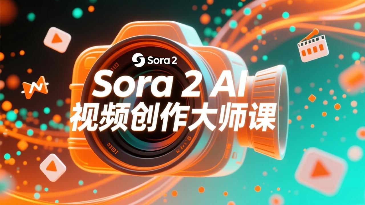 如何利用Sora 2创建流行AI人工智能视频大师班教程：掌握创作全流程，产出百万播放内容-生财