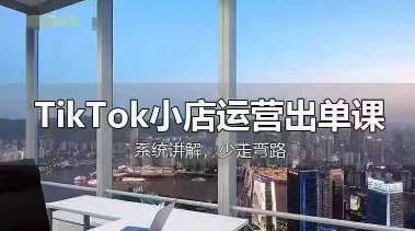 TikTok小店运营出单课,从开店选品、运营出单、发货回款,进行全流程讲解-生财