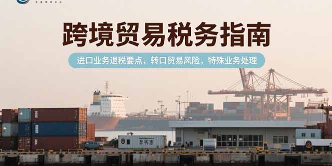 跨境贸易税务指南，进口业务退税要点，转口贸易风险，特殊业务处理-生财