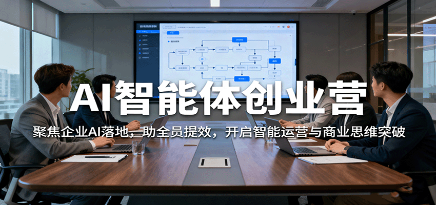 AI智能体创业营：聚焦企业AI落地，助全员提效，开启智能运营与商业思维突破-生财