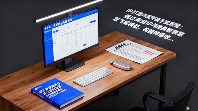 IP打造与成交高手变现营:通过商业IP+经典智慧双飞轮模型 构建持续收钱系统-生财